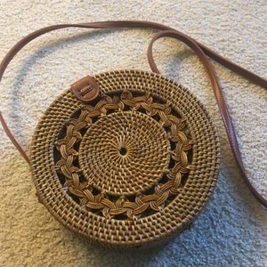 Cute rattan shoulder/crossbody bag